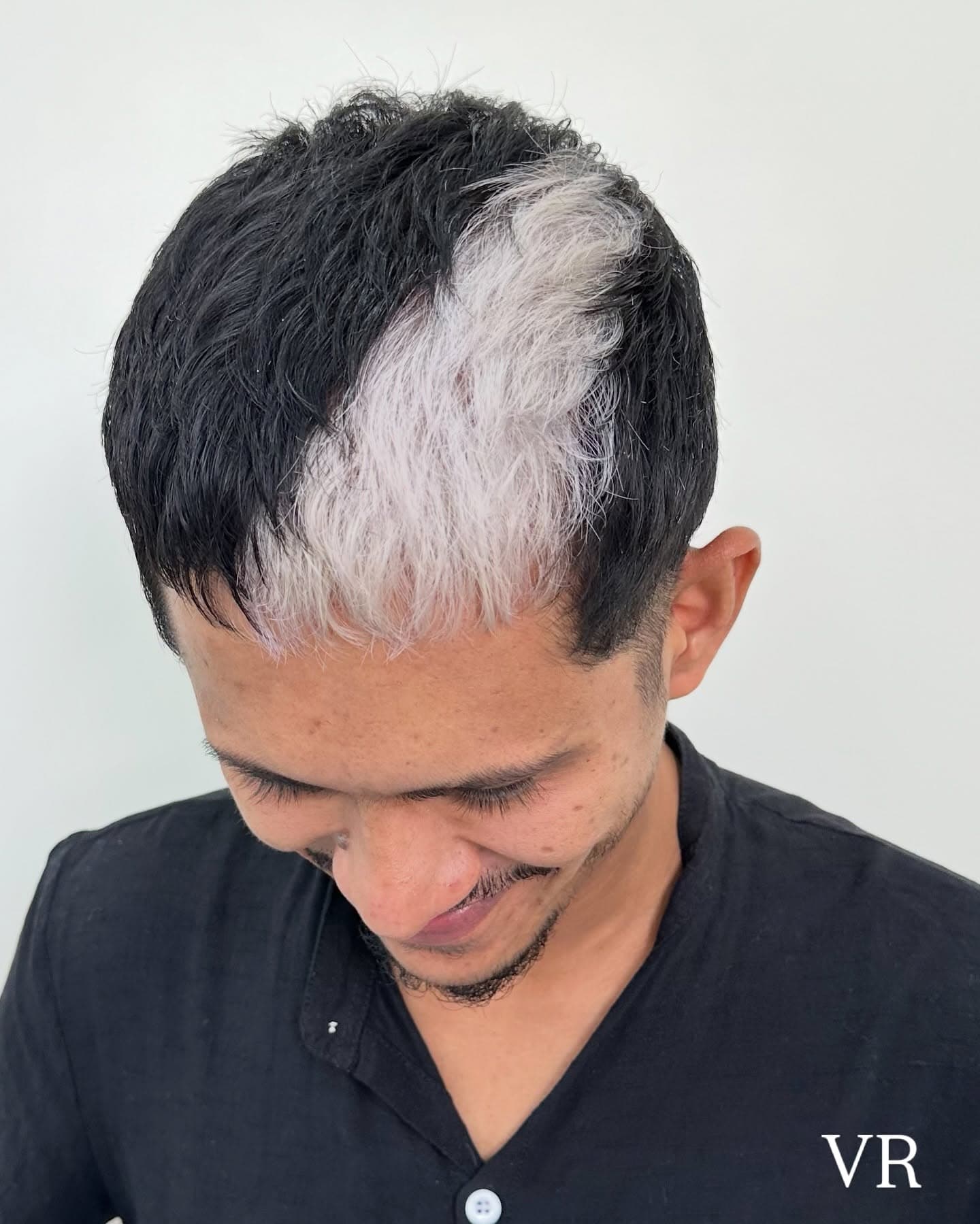 Hair color transformation at VR Salon